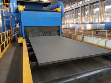 Compact Roller Conveyor Steel Shot Blasting Machine