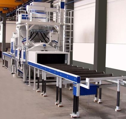 Sa2.5 Roller Conveyor Abrasive Blasting Equipment