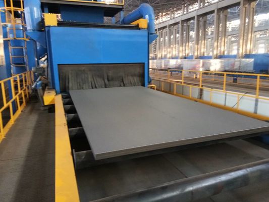CE Waterproof 3*2 KW Roller Conveyor Shot Blasting Machine